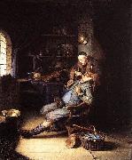 Gerrit Dou The Extraction of Tooth oil painting reproduction